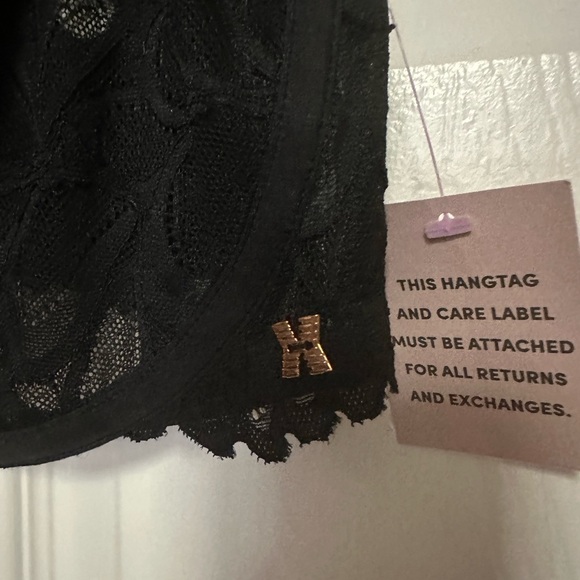 SAVAGE X FENTY, 38DD, BLACK CAVIAR, SAVAGE NOT SORRY, UNLINED BALCONETTE BRA,NWT - Picture 3 of 7